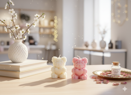 Small Teddy Scented candle