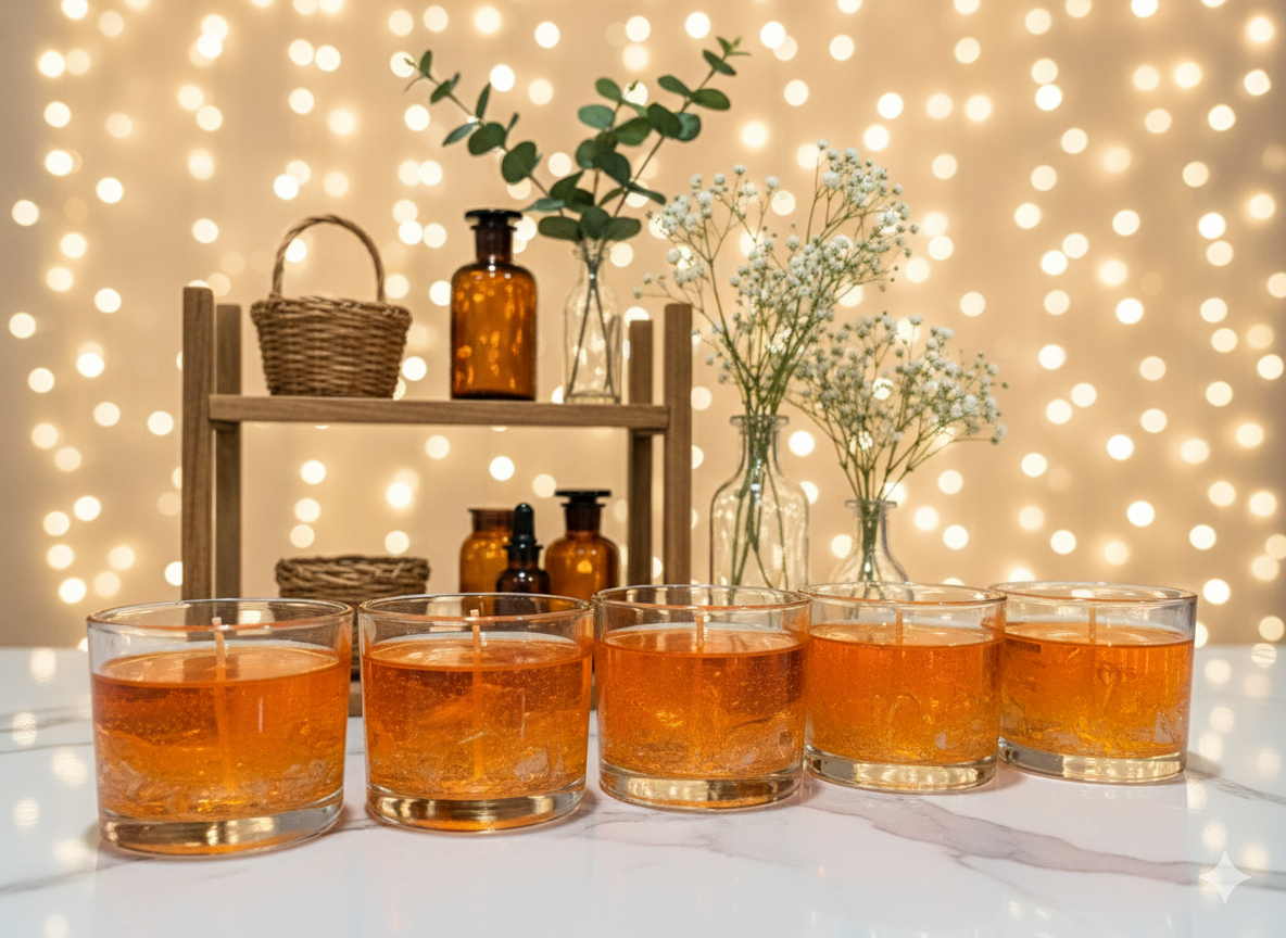 Whiskey on the rock scented candle