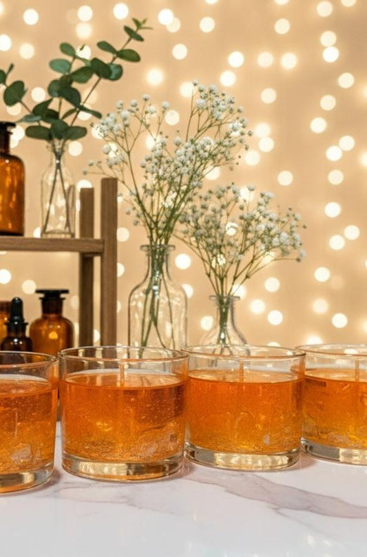 Whiskey on the rock scented candle