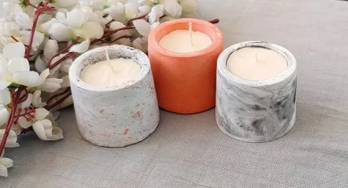 Concrete Jar Candles