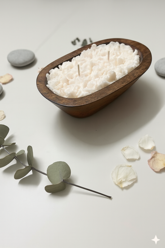 Wooden Boat Scented Candle