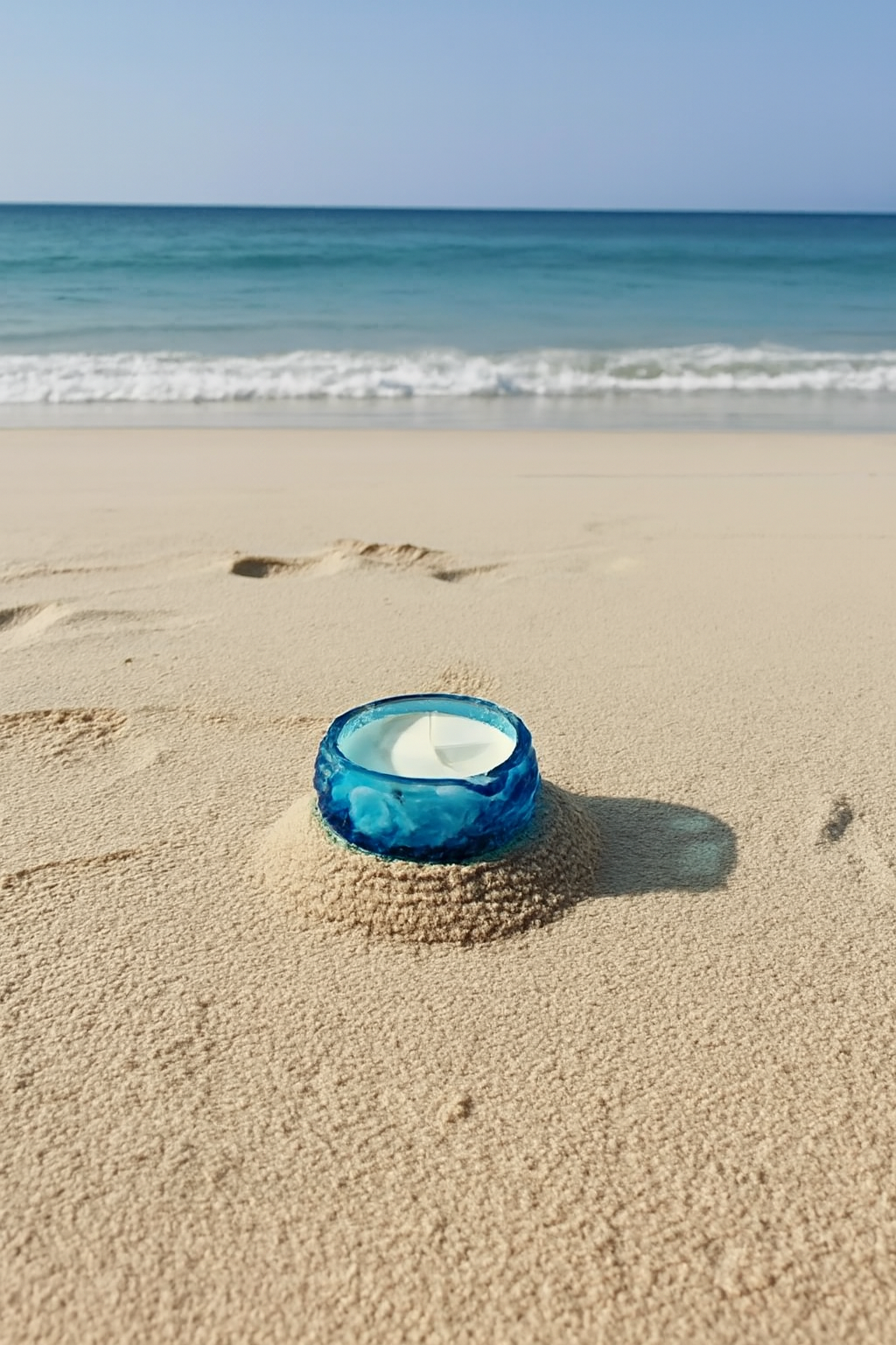 Crystal Diya Candle