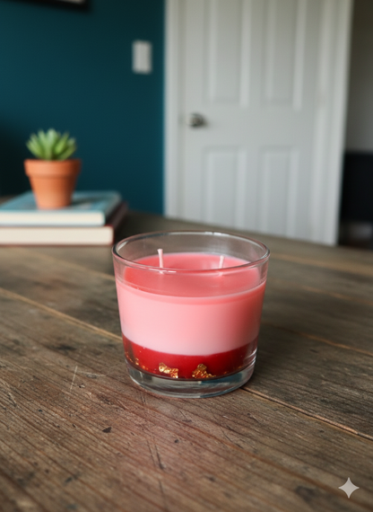 Pink Scented Jar Candle