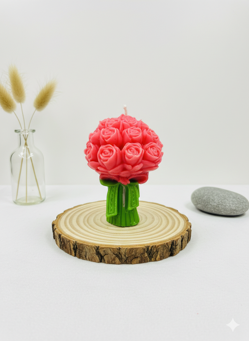 Rose Bouquet Scented Candles
