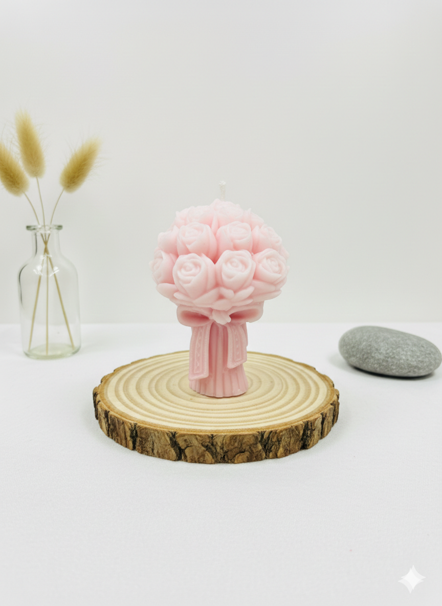 Rose Bouquet Scented Candles