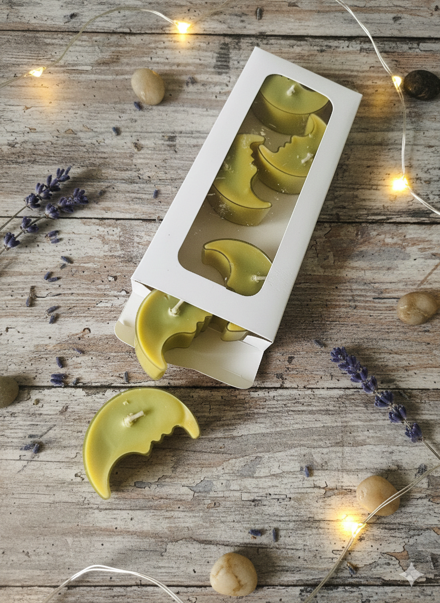 Half Moon T-light Scented Candle