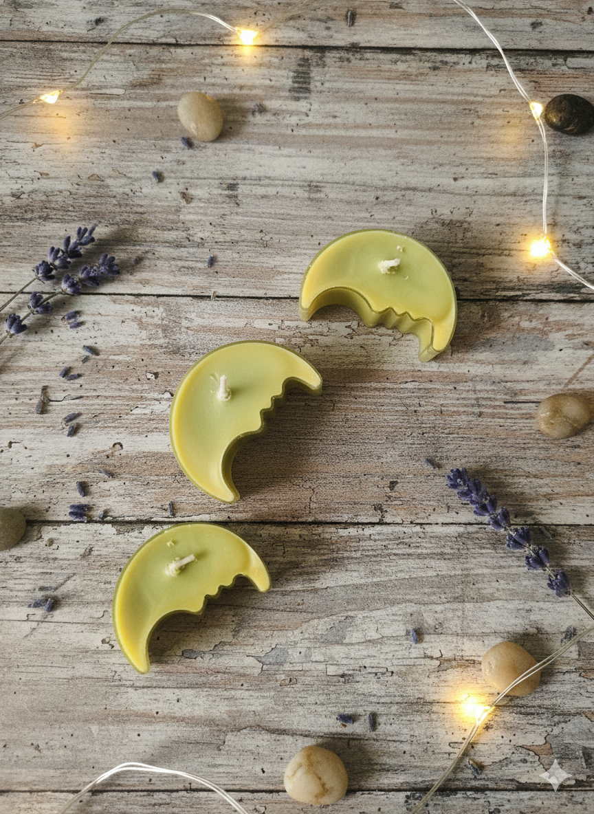 Half Moon T-light Scented Candle