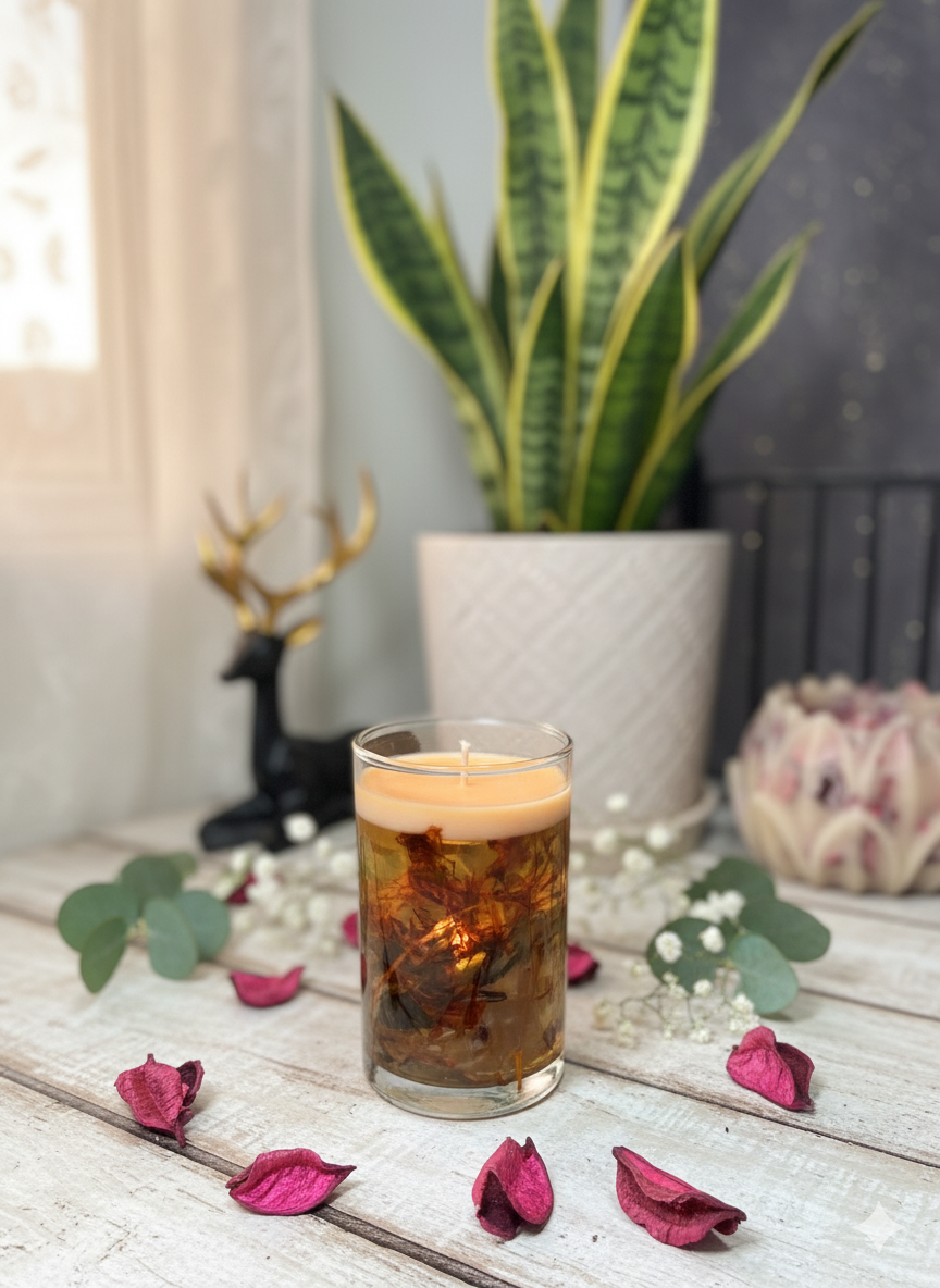 Petal Serenade Scented Jar candle