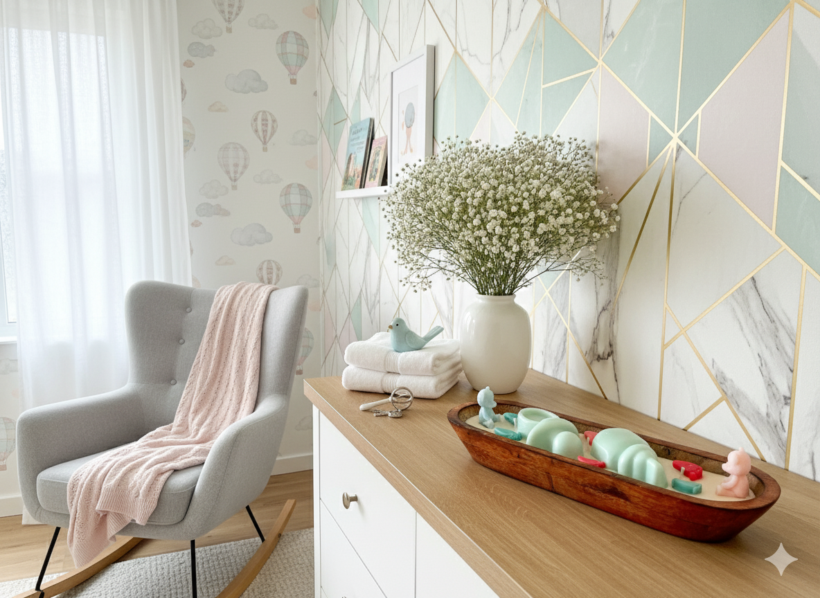 Large Wooden Boat Scented Candle