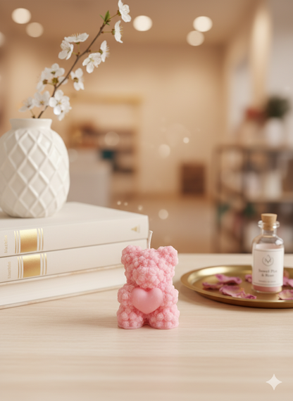 Small Teddy Scented candle