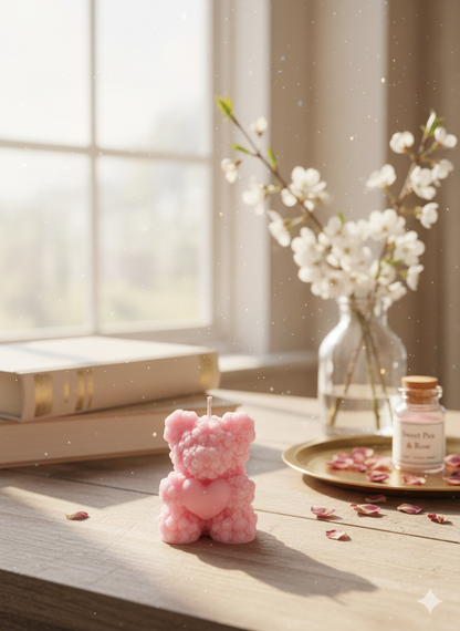 Small Teddy Scented candle
