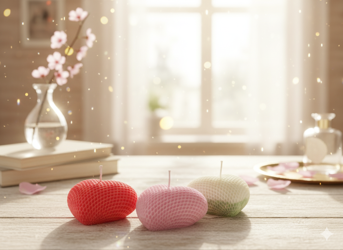 Heart Scented Candle - Romantic