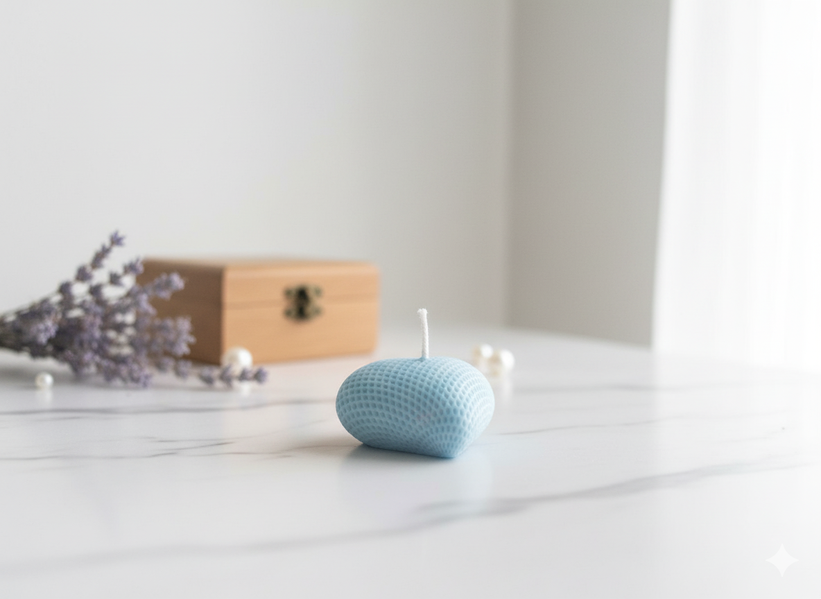 Heart Scented Candle - Romantic