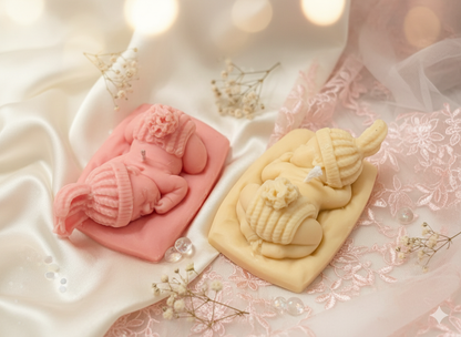 Sleeping baby scented candle