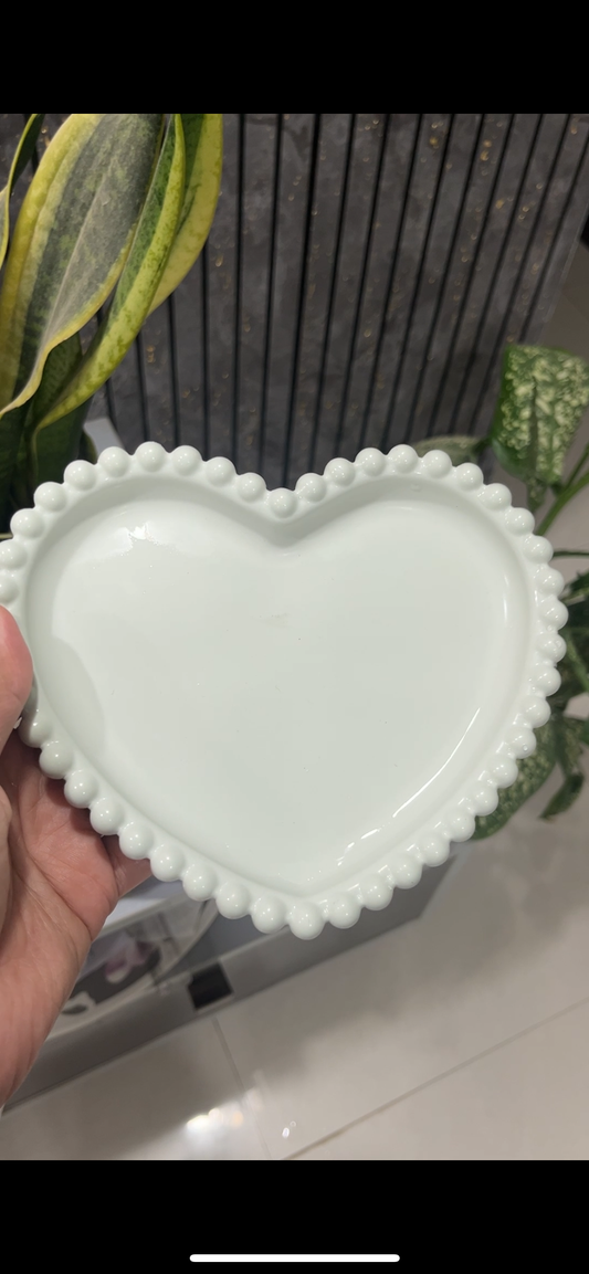 Heart Shaped Concrete Tray