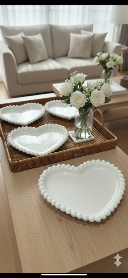 Heart Shaped Concrete Tray