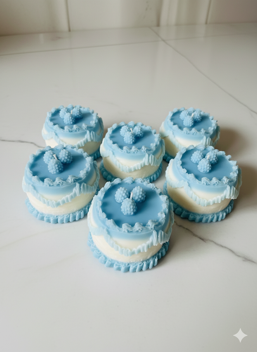 Round Shape Cake Scented Candle