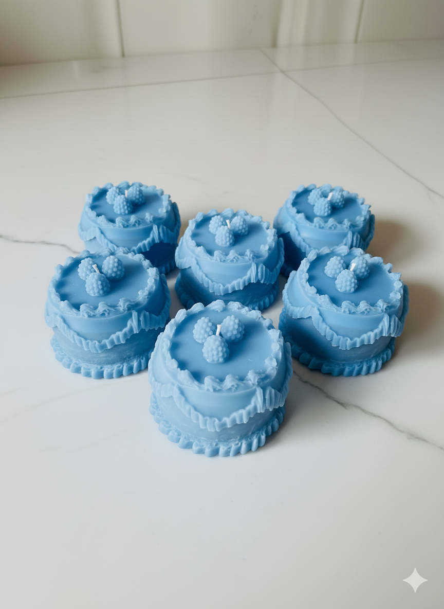 Round Shape Cake Scented Candle