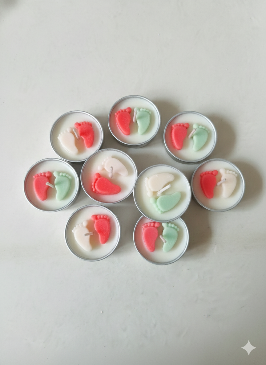 Tiny Steps of Light scented T-light candle