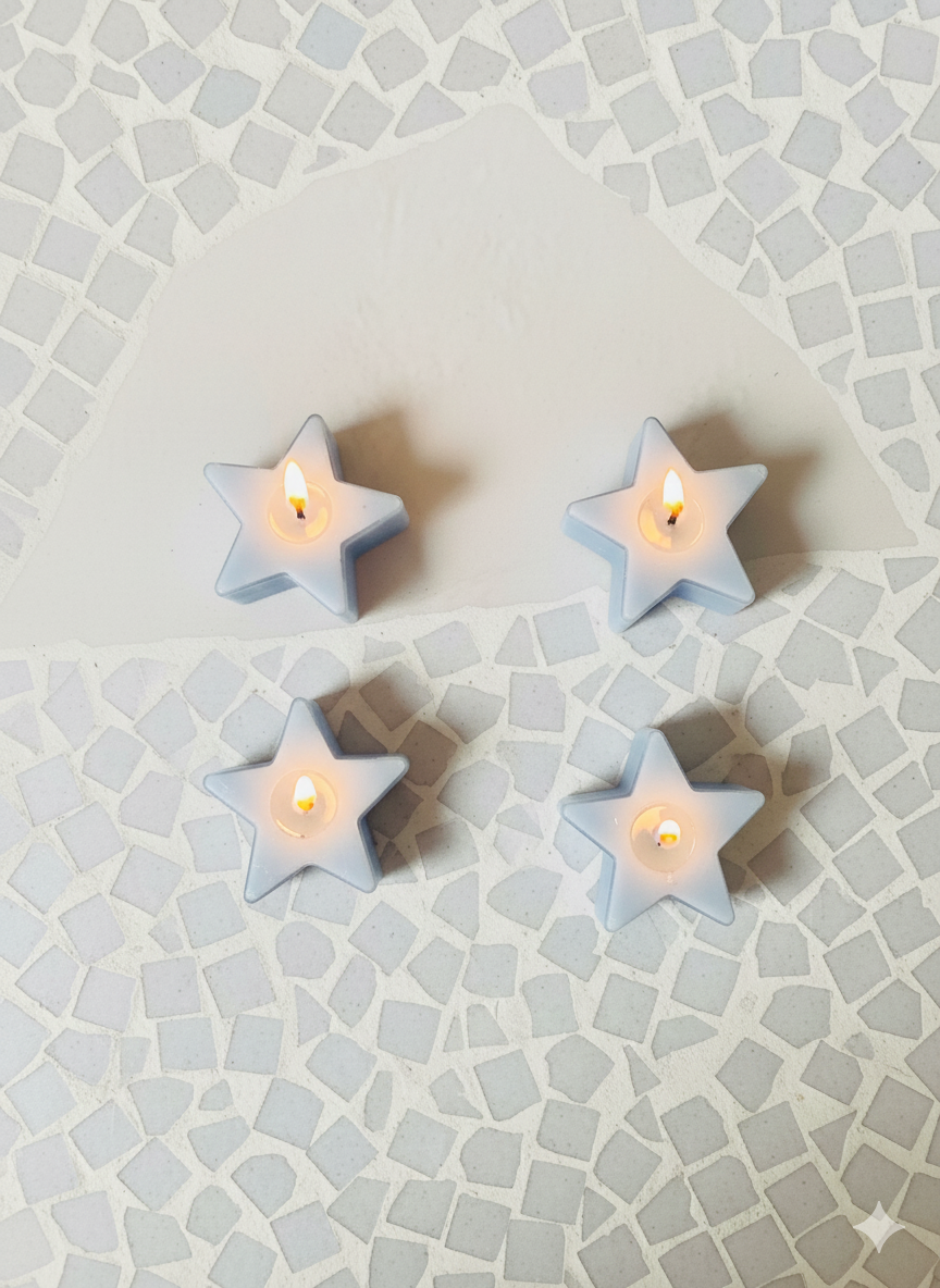 Star T-light Scented Candles