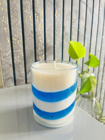 Blue Orbit Jar Candle