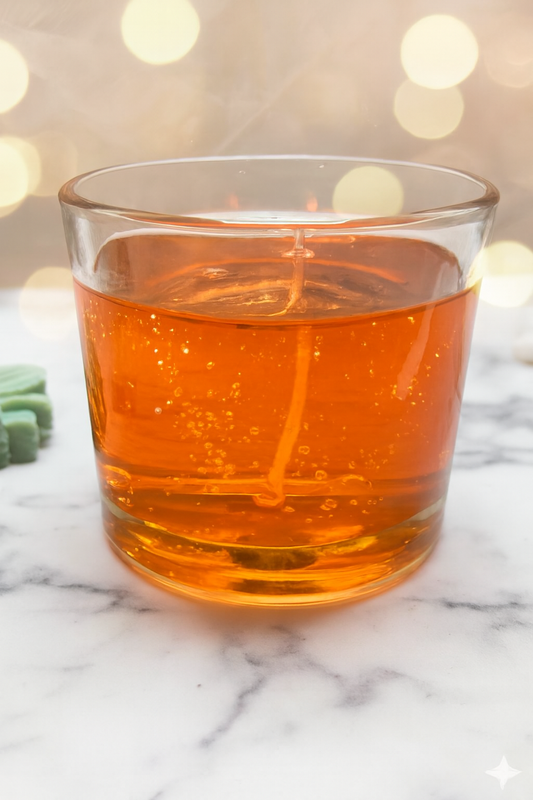 Whiskey on the rock scented candle