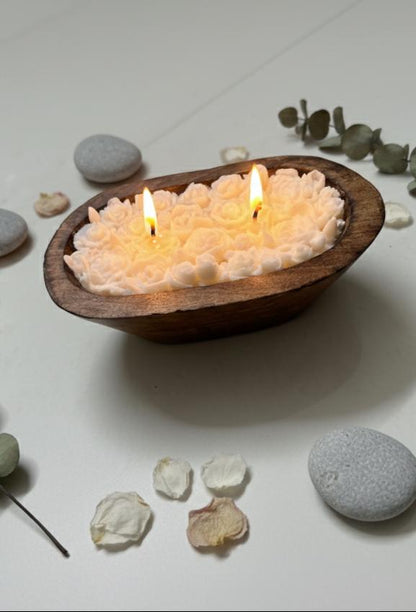 Wooden Boat Scented Candle
